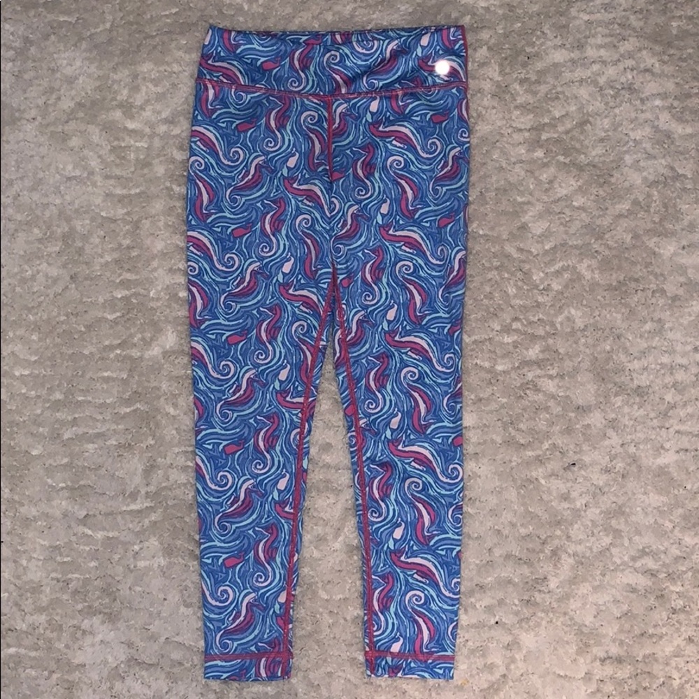Girls multi color vineyard leggings.